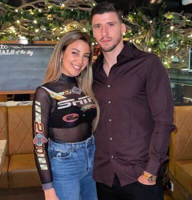 April Ivy with her boyfriend Ruben Dias